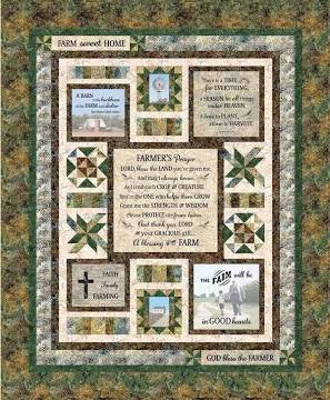 FARM sweet HOME Quilt Kit 64” x 78”