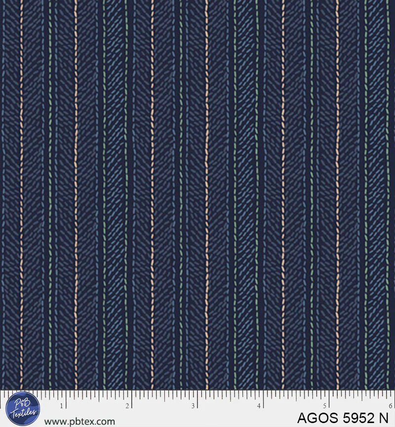 A Garden of Stitches Stitches Stripe AGOS 05952 N