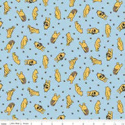 Winnie the Pooh by Riley Blake Designs Pattern: C17002, Color: Blue
