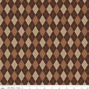 Plaid-Venture Club Argyle C17043-Brown
