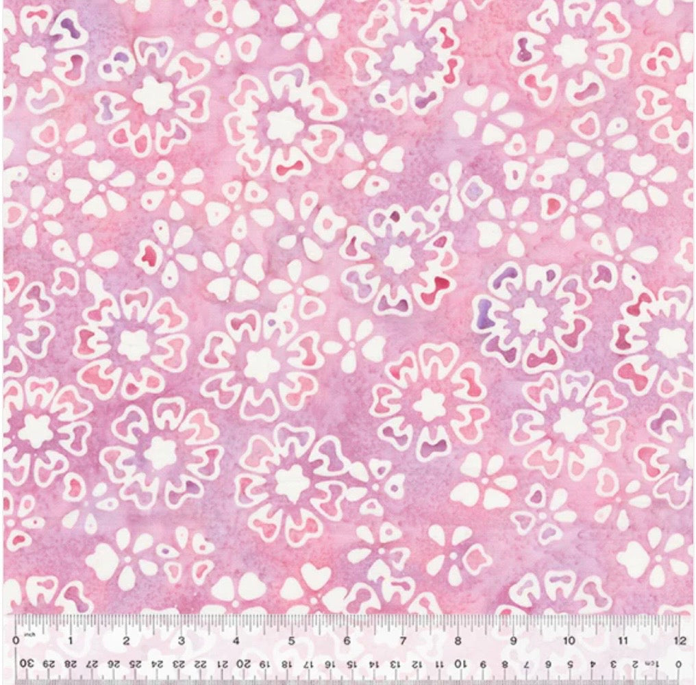 Batik from Anthology Fabrics Designed by Jacqueline de Jonge Be Colorful Collection Meadow 3317Q-X Taffy