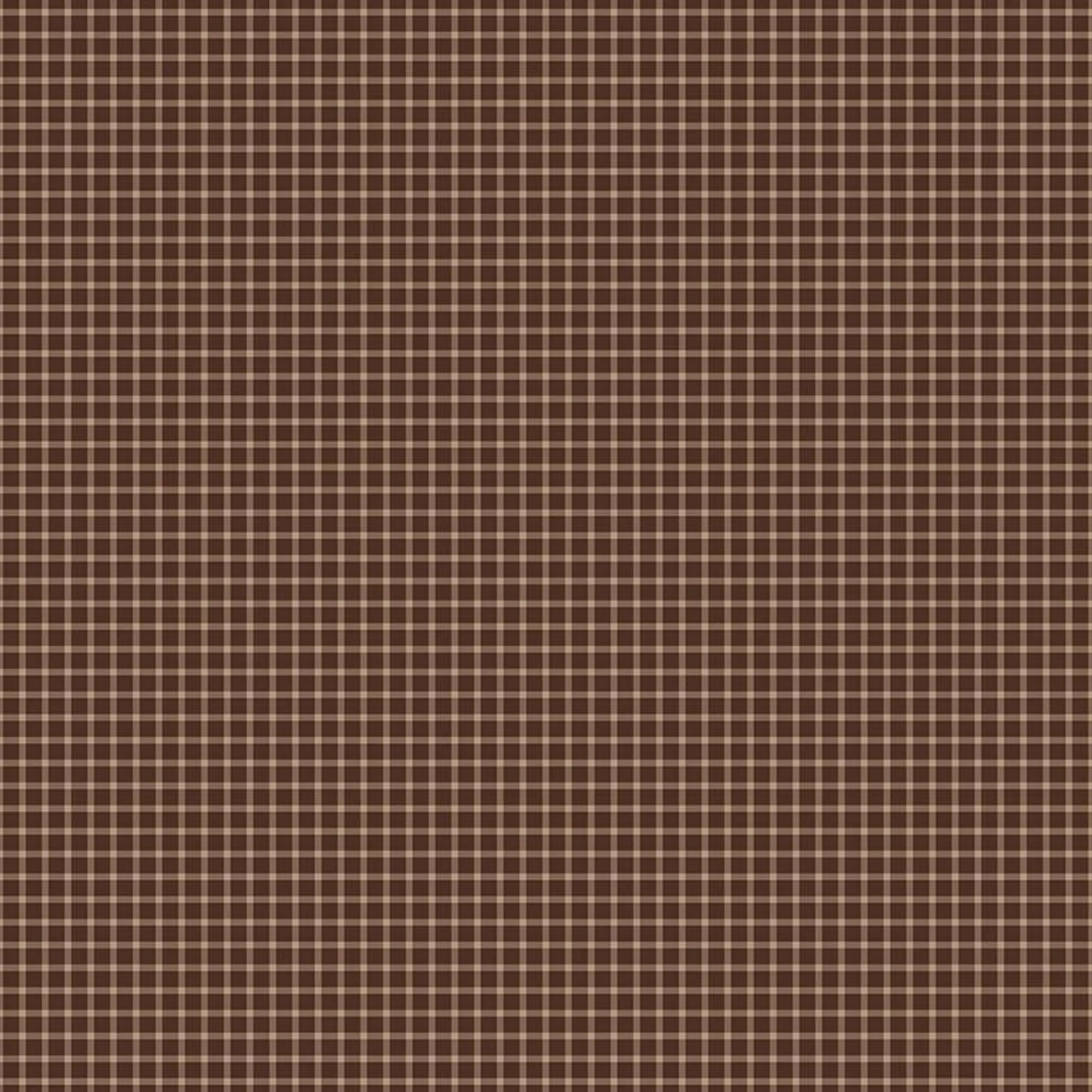 Plaid-Venture Club Checkered Brown C17048-Brown