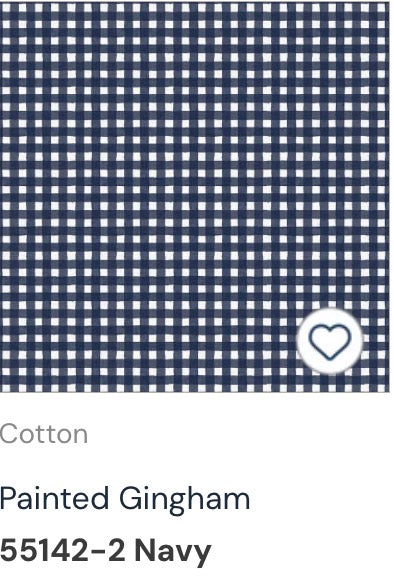 America The Beautiful by Leslie Trimbach for Windham Fabrics #55142-2 Painted Gingham Navy