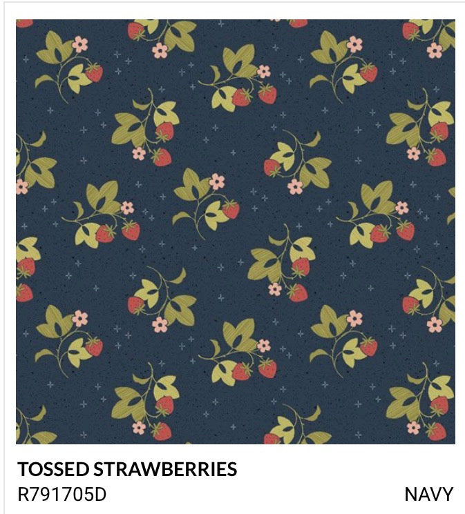 Strawberry Patched R791705D Navy