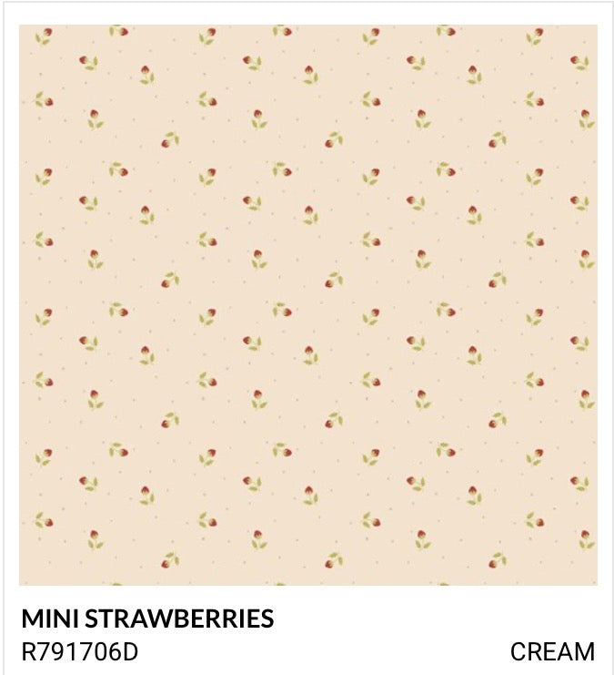 Strawberry Patched R791706D Cream