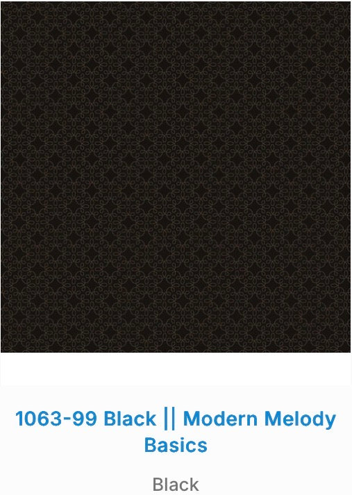 Henry Glass & Co. Modern Melody by First Blush Studio PATT 1063 COL 99 Black