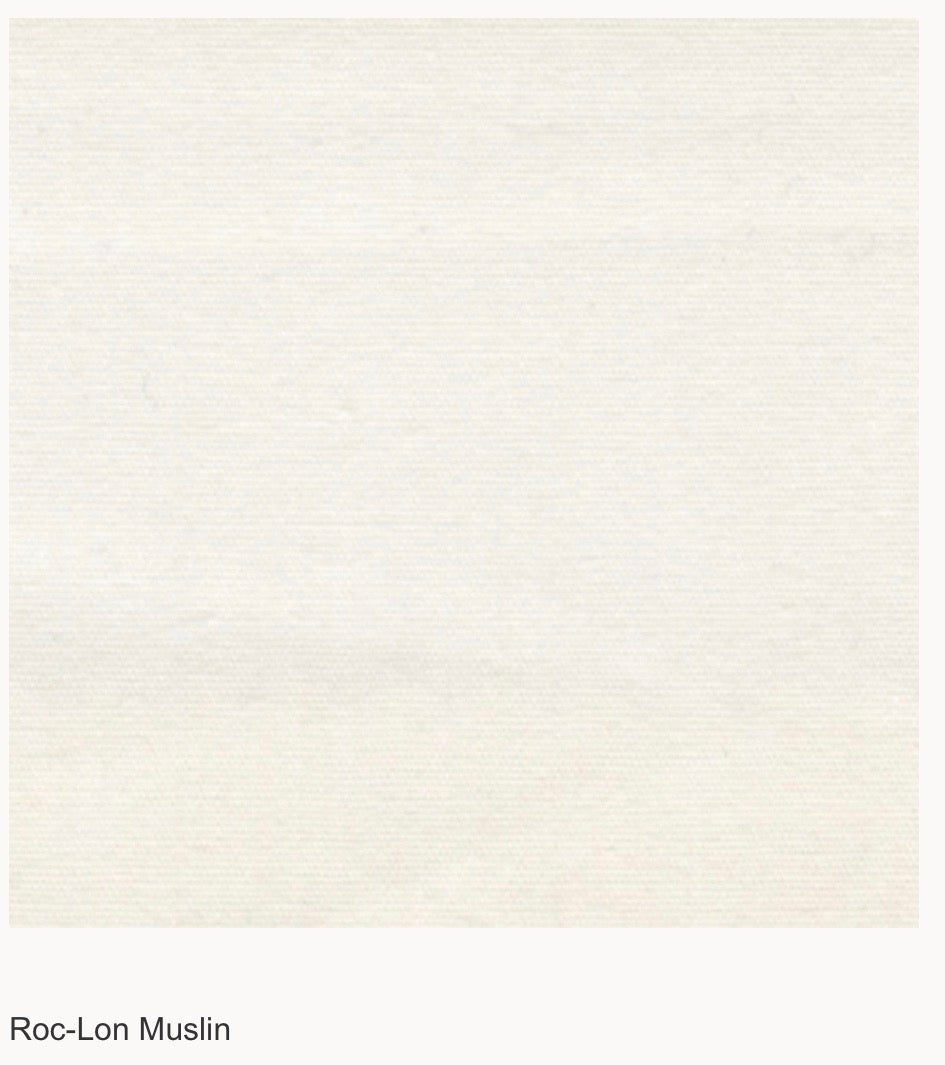 Roc-Lon AVA-LON Muslin / 200 Count 108” Wide Bleached, Preshrunk, Permanent Press #5140