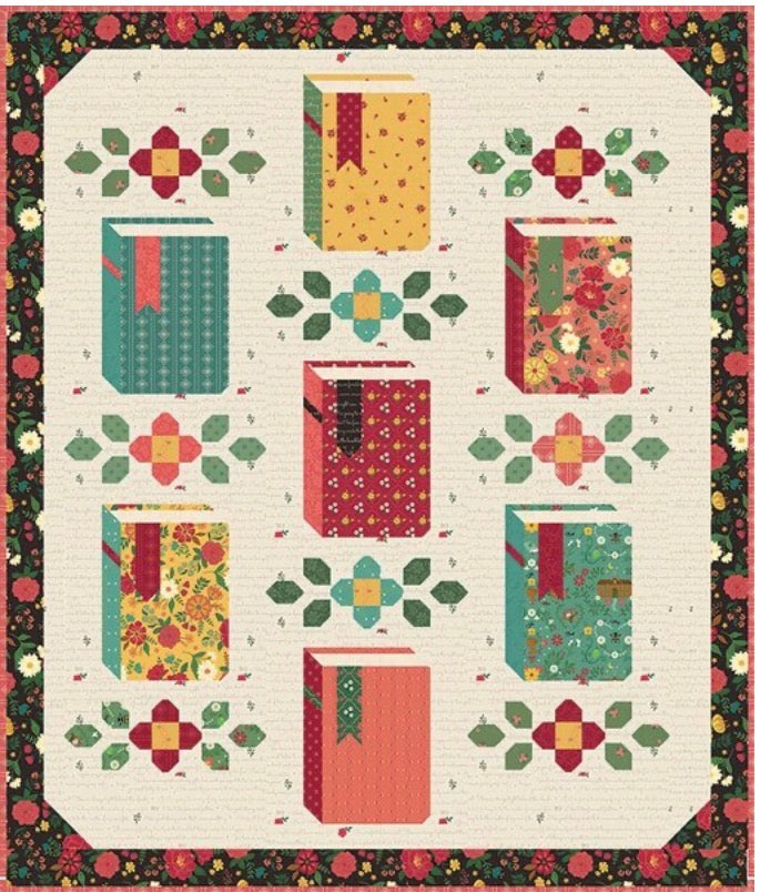 Novel Idea Quilt Kit 43 3/8” x 52 1/8”