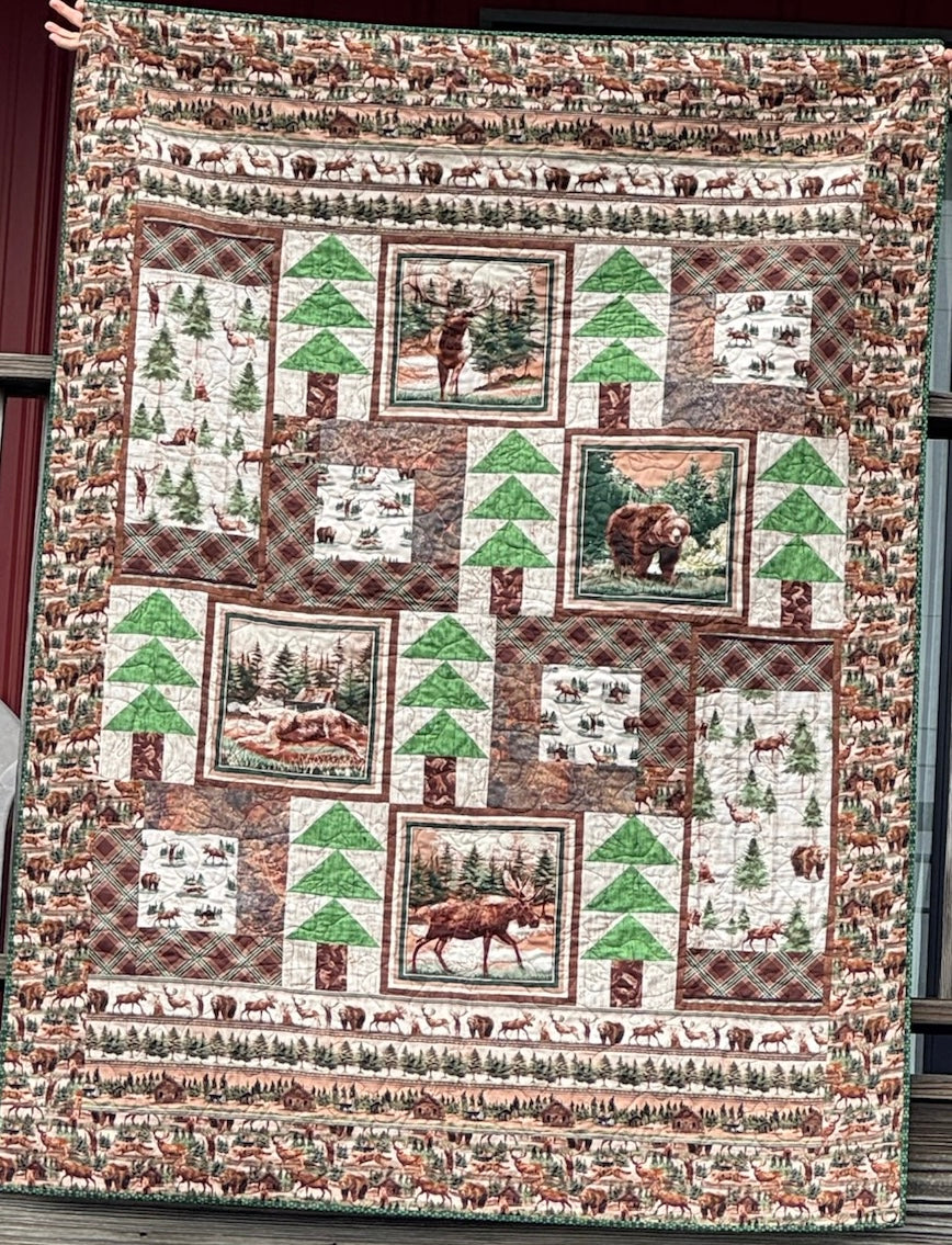 Majestic Mountainside Quilt Kit 55.5” x 74.5”