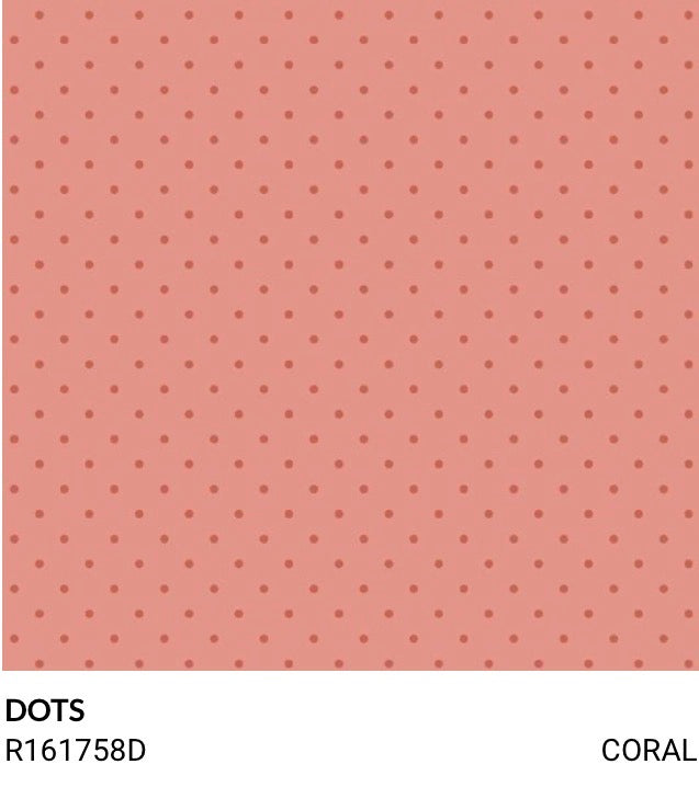 Marcus Fabrics Kathleen’s Story R161758D Coral