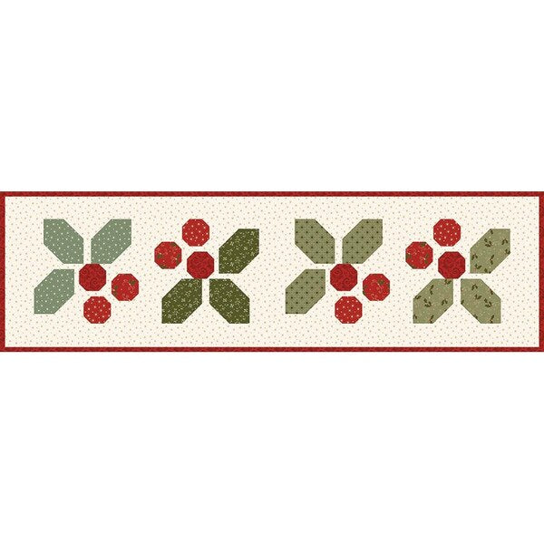 Holly-Day Cheer Table Runner 52 1/2” x 14 1/2”