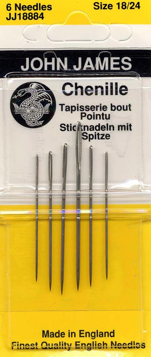 John James Chenille Needles Size 18/24