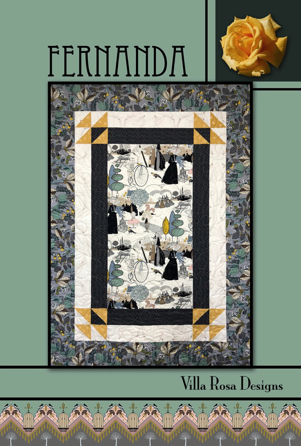 Villa Rosa Designs Fernanda Pattern 55” x 73”
