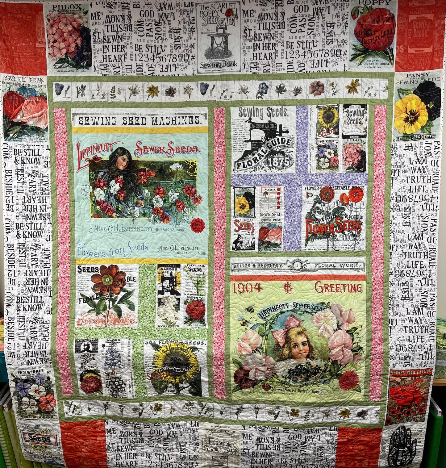 Sewing Seeds III Quilt Kit