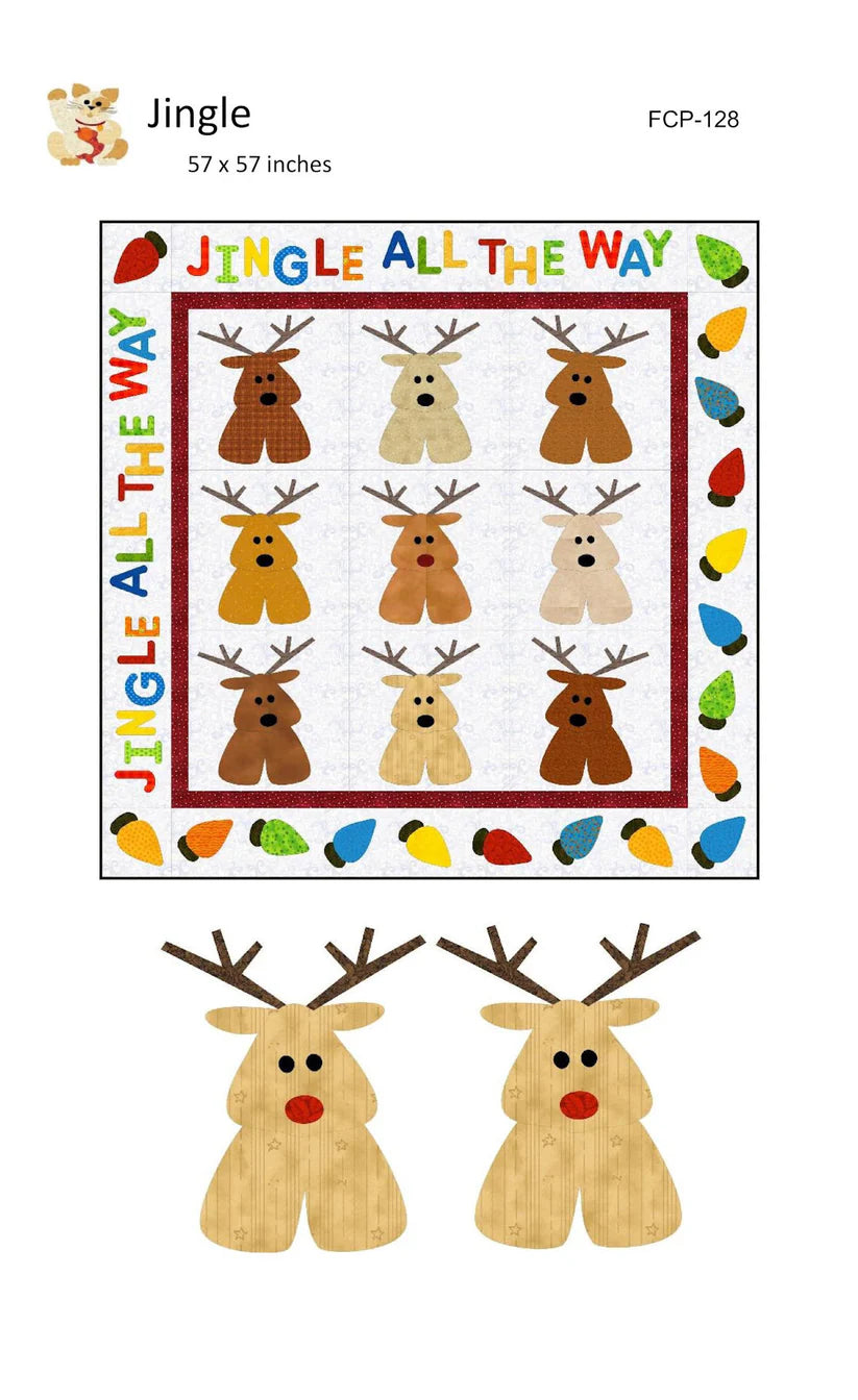 Jingle Pattern 57" x 57"