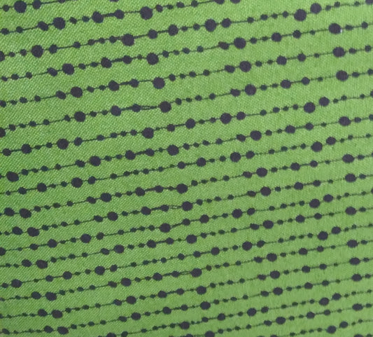 Loralie Designs Beaded Curtain Green/Black 692-557