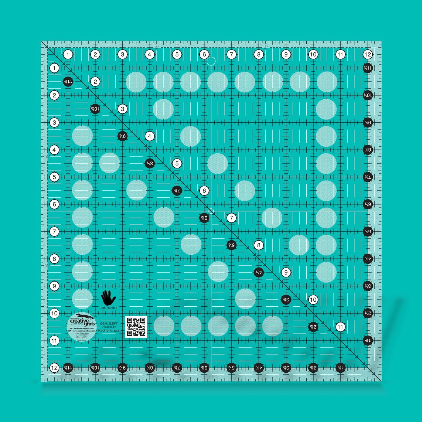 Creative Grids 12.5" x 12.5" Left-Handed - CGR12LEFT