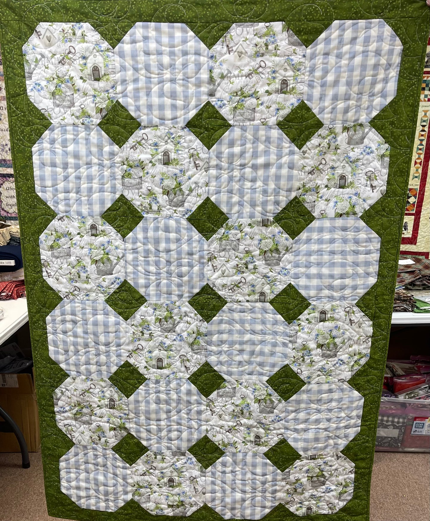 Farmhouse Quilt Kit 43 1/2” x 57”