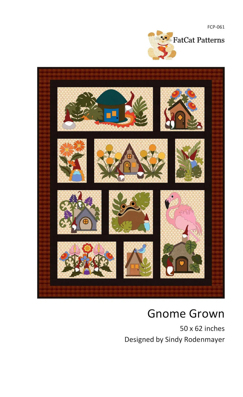 Gnome Grown Pattern 50" x 62"