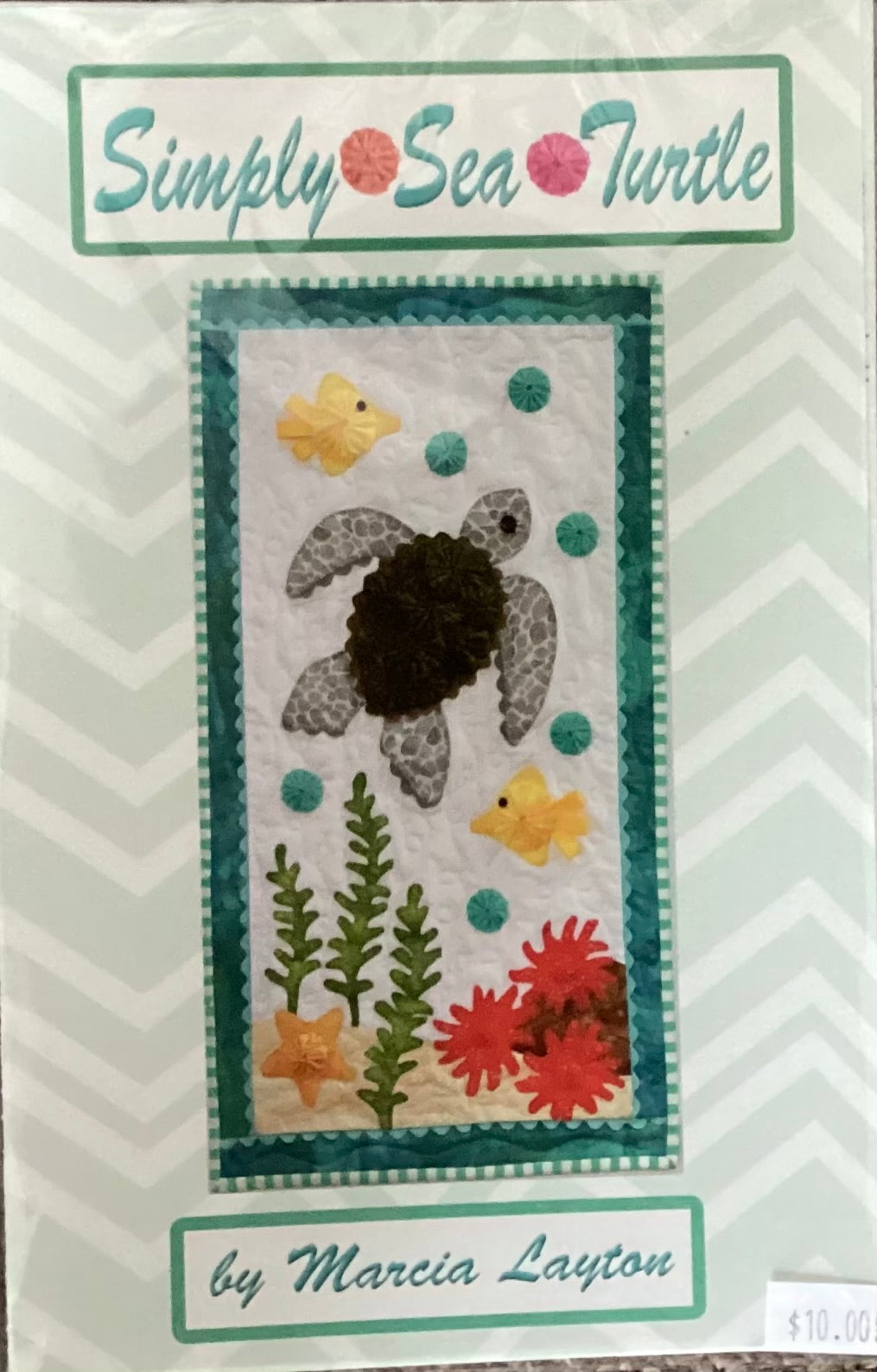 Simply Sea Turtle Pattern-12.5 x 22.5