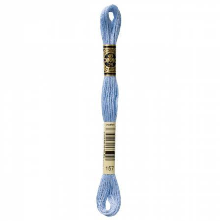 DMC Floss #157 Very Light Cornflower Blue