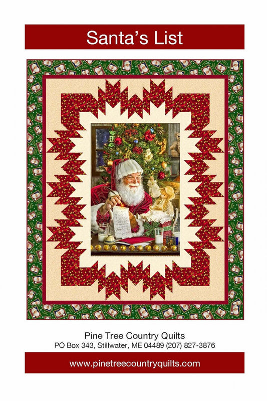 Santa’s List Pattern by Pine Tree Country Quilts