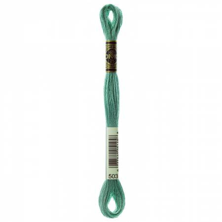 DMC Floss #503 Medium Blue Green