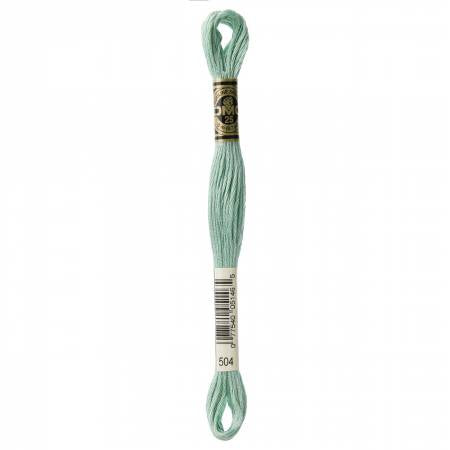 DMC Floss #504 Very Light Blue Green