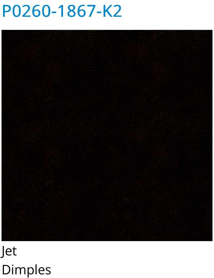 Andover Dimples Style: P0260, Pattern: 1867, Color: K2 Jet Black