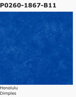 Andover Dimples Style: P0260, Pattern: 1867, Color: B11 Honolulu Blue