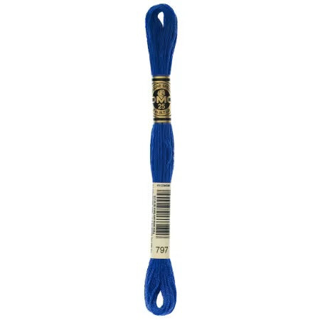 DMC Floss #797 Royal Blue