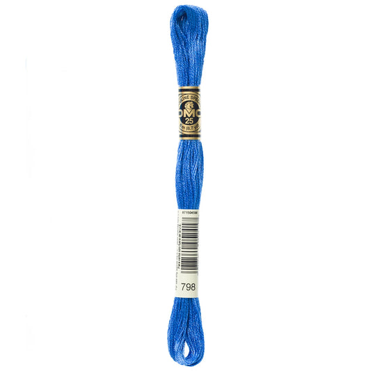 DMC Floss #798 Dark Delft Blue