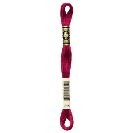 DMC Floss #815 Medium Garnet
