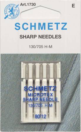 Schmetz Microtex (Sharp) Needles 80/12