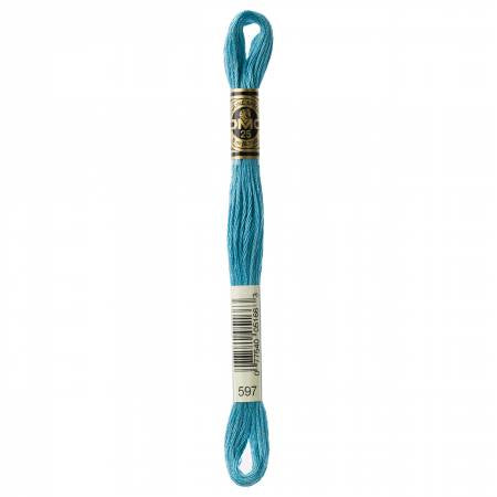 DMC Floss #597 Turquoise