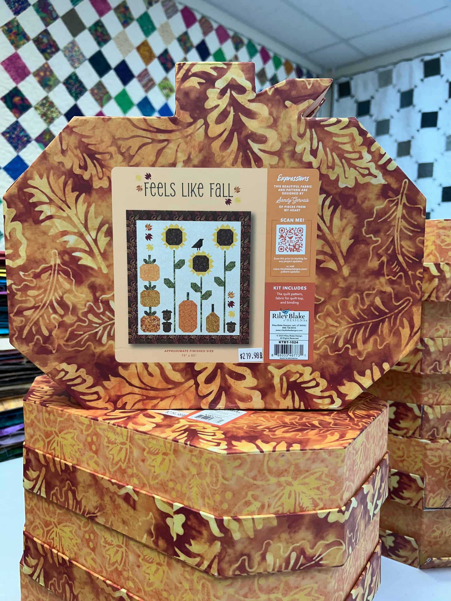 Feels Like Fall Quilt Kit 75” x 82”