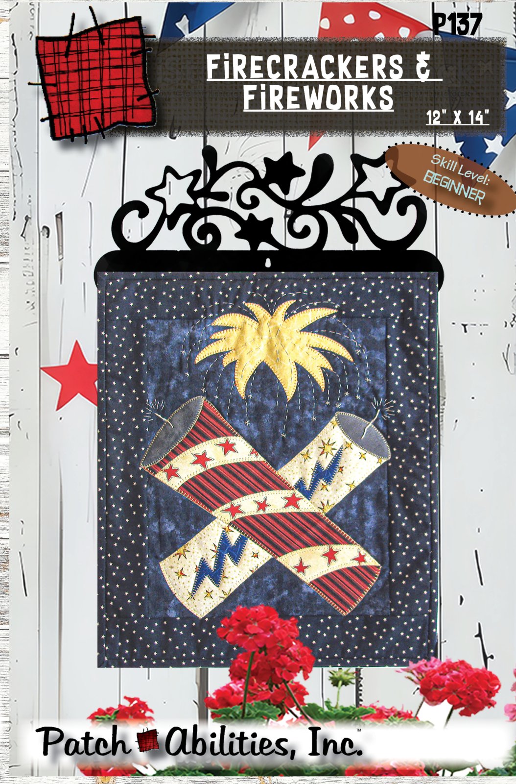 Patch Abilities, Inc. Firecrackers & Fireworks #P137 12” x 14”