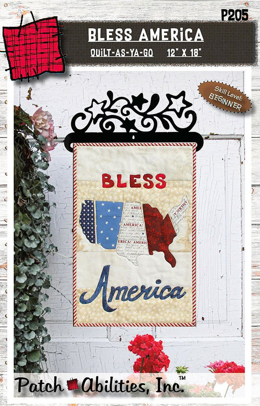Patch Abilities, Inc. Bless America 12” x 18”