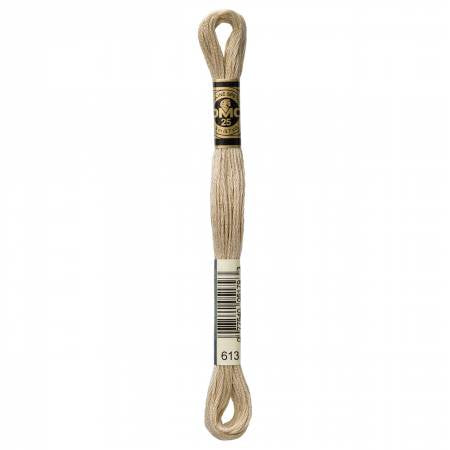 DMC Floss #613 Very Light Drab Brown