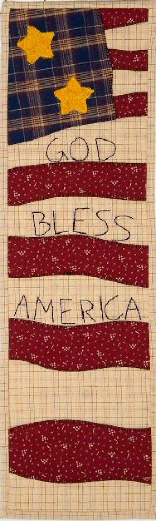 Patch Abilities, Inc. Bless America Pattern 6” x 20”