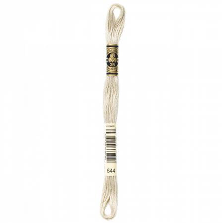 DMC Floss #644 Medium Beige Gray