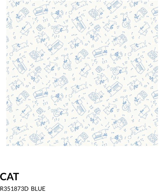 Aunt Grace Rock My Baby by Judie Rothermel for Marcus Fabrics Cat R351873D Blue