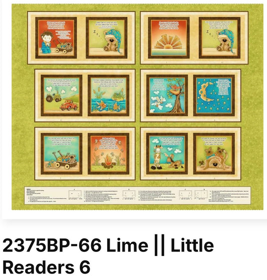 Little Readers 6 “Rest Your Head” by Leanne Anderson and Kaytlyn Kuebler Patt# 2375BP Col# 66 Lime