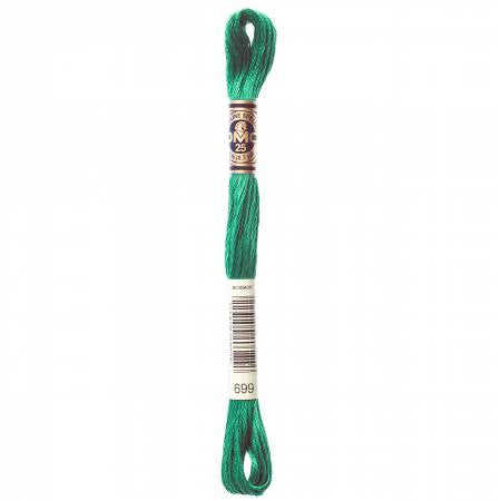 DMC Floss #699 Christmas Green