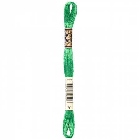 DMC Floss #701 Light Christmas Green