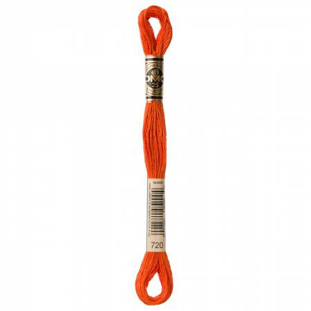 DMC Floss #720 Dark Orange Spice