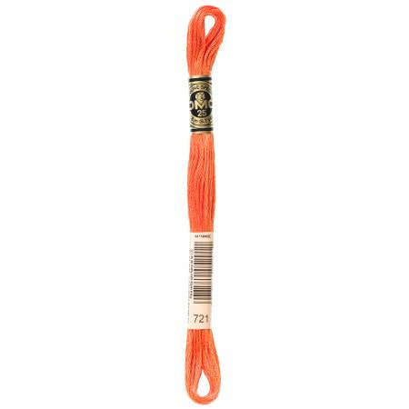 DMC Floss #721 Medium Orange Spice