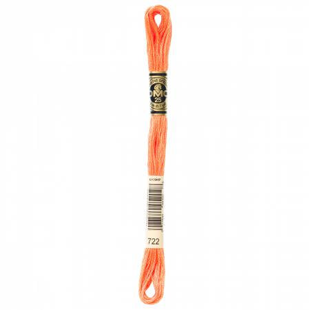 DMC Floss #722 Light Orange Spice