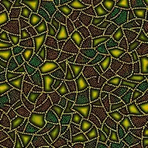 Oasis Fabrics Tjukurpa (pronounced “chook-orr-pa”) Land OA599241 Brown Skin Print