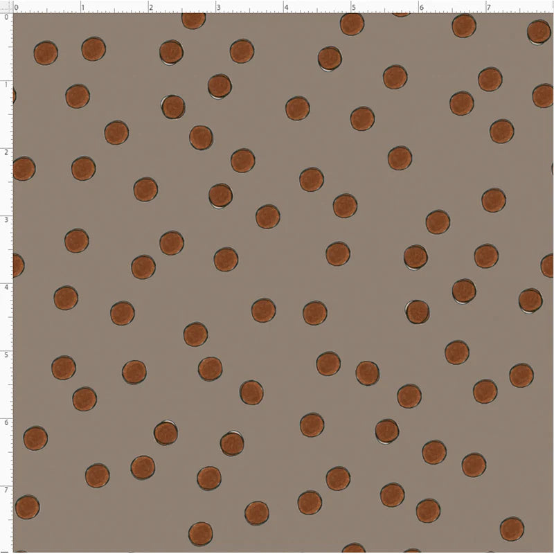 Loralie Designs Wild Dots Taupe/Brown 692-661